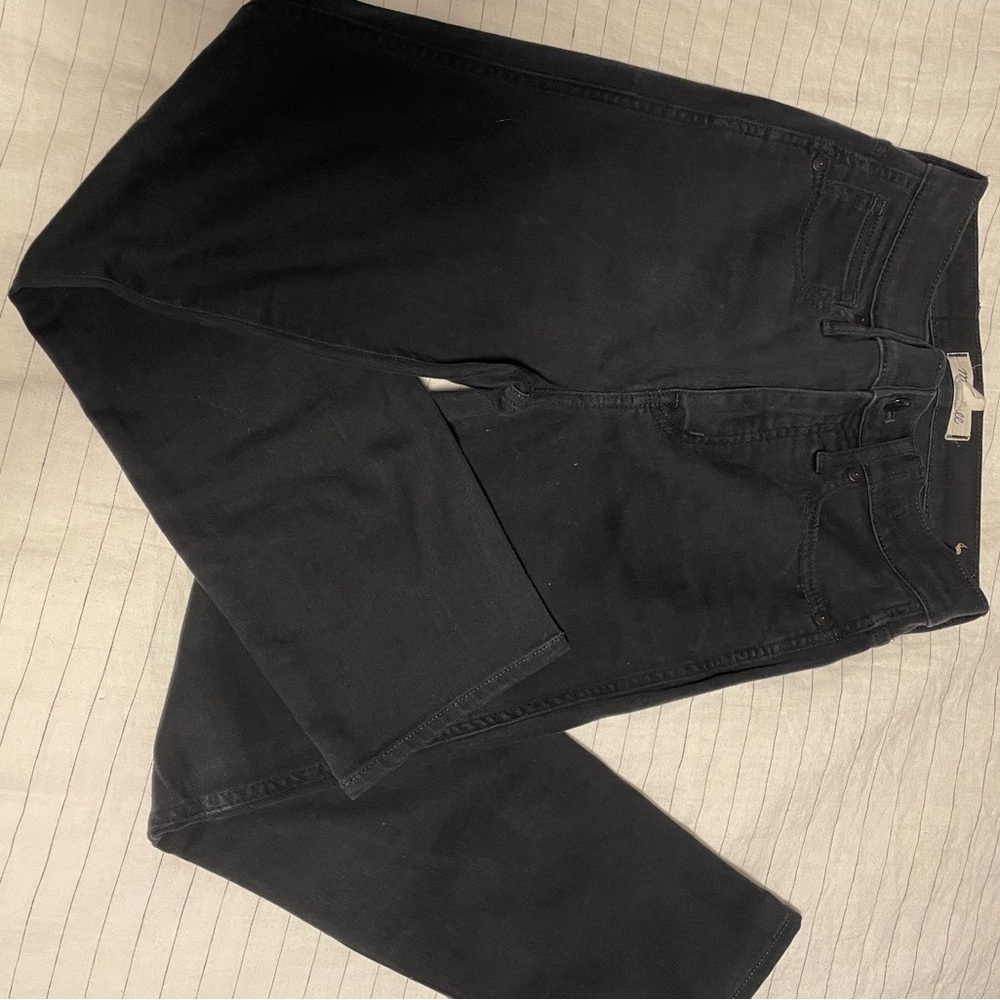 Madewell Stovepipe Jeans (Black)